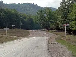 Макарово. Асфальт  кончился.