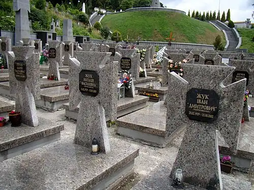 Надгробия мемориала (2011)