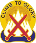 Эмблема 10-й горнопехотной дивизии с девизом