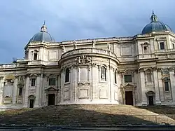 Апсида северо-западного фасада церкви Санта-Мария-Маджоре. Рим