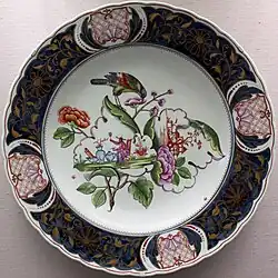Тарелка с росписью «шинуазри». 1725