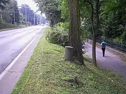 Каменный знак Прусской почты