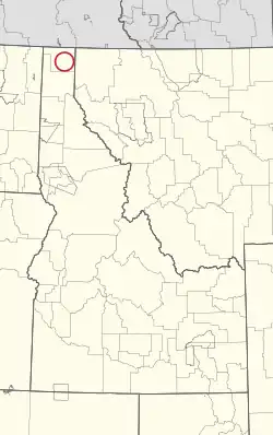 Кутеней на карте