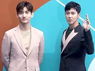 TVXQ. Слева направо: Чханмин и  Юнхо.