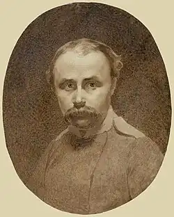 Автопортрет, написанный во время Аральской экспедиции, 1848-1849 год