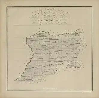 Миусский округ на карте