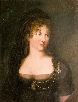 Портрет императрицы Марии Федоровны в трауре. 1801. Государственный Русский музей, Санкт-Петербург