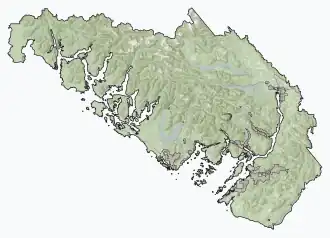 Алберни-Клейокуот на карте