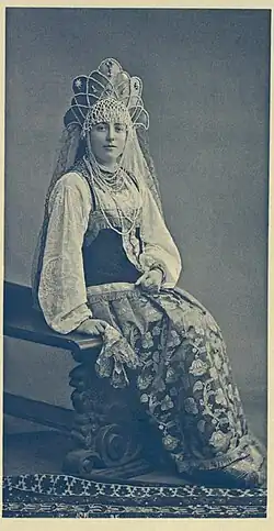 Олимпиада Барятинская на Костюмированном балу 1903 г.