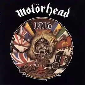 Обложка альбома Motörhead «1916» (1991)