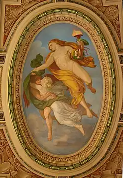 Одна из росписей потолка центр. вестибюля