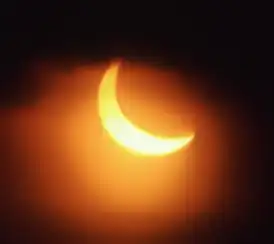 частное затмение в Финляднии