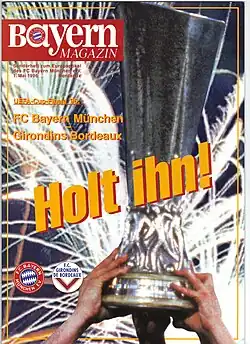 Обложка официальной программы к 1-му матчу