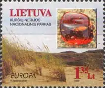 Литовская почтовая марка, посвящённая Куршской косе