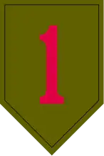 Нарукавная эмблема 1-й пехотной дивизии