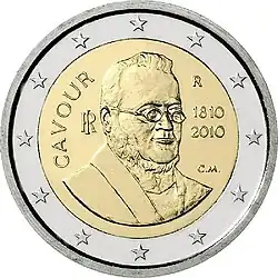 €2 — Италия 2010