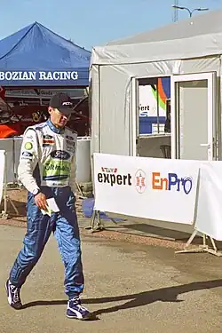 В сервис-парке во время Ралли Финляндии 2006