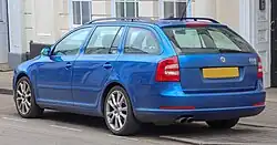 Дорестайлинговый универсал Škoda Octavia RS Combi