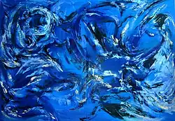 Эскиз к картине «Небо движется с трудом», х/м, 180x260, 2010