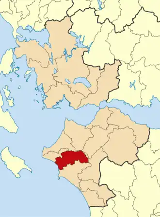 Илида на карте