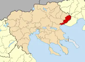 Амфиполис на карте