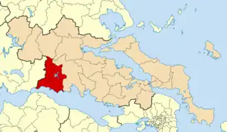 Дорида на карте