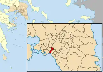 Мосхатон-Таврос на карте