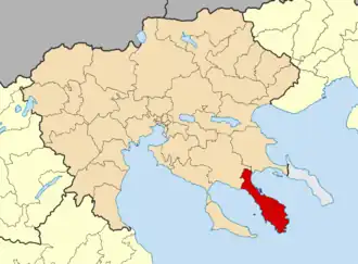 Ситония на карте