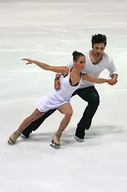 Ольга Бестендигова и Ильхан Масыз на турнире Nebelhorn Trophy 2013