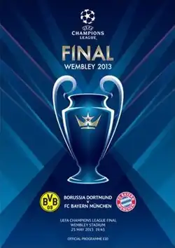 Обложка официальной программы финального матча розыгрыша Лиги чемпионов УЕФА 2012/2013