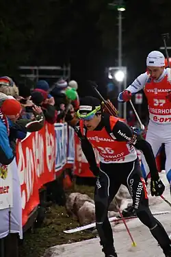 В гонке преследования на 4-м этапе Кубка мира по биатлону сезона 2013/1014