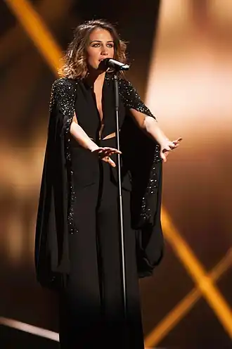 Эльхаида Дани в Вене  Евровидение 2015