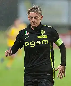 Мелания Габбьядини в игре за «Верону» (2015 год)