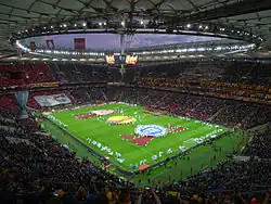 Торжественное открытие финала Лиги Европы УЕФА 2015.