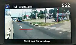 LaneWatch обеспечивает поле зрения на 80° вдоль пассажирской стороны автомобиля, что в четыре раза увеличивает обзор по сравнению с традиционными боковыми зеркалами.