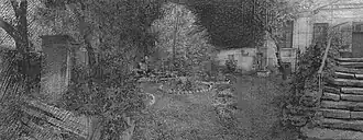 Ю.&nbsp;Фесенко. «Двор». Б/к/цифр.печать, 24х60, 2020