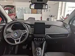 Интерьер Renault Zoe (2019– настоящее время)