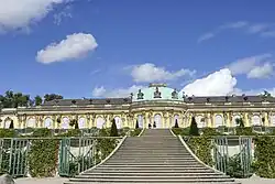 Дворцовые сады Сан-Суси, Германия, место съемок фильма