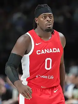 Дорт в игре за сборную Канады в 2023 году