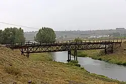 Мост, построенный для нужд Русской императорской армией перед Русско-турецкой войной (1877—1878)