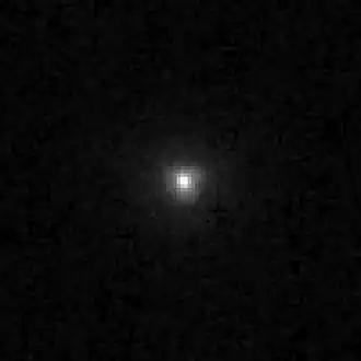 Снимок Хирона и его комы в 1996 году