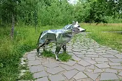 Арт-объект «Волк» (июль 2019)