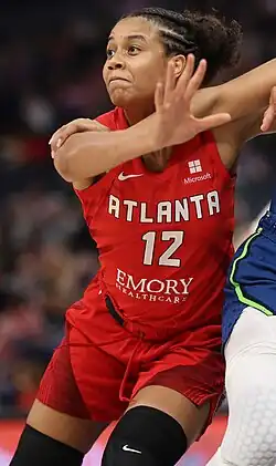 Ниа Коффи в игре за «Атланта Дрим» против «Миннесота Линкс» (23 мая 2023 года)