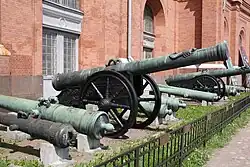 24-гривенковая (152-мм) осадная пищаль «Скоропея» («Сердитая», «Злая»). 1590 г.Артиллерийский музей.Санкт-Петербург.