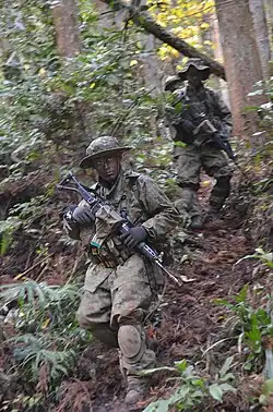 Японские рейнджеры на учениях