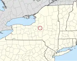 Онайда на карте