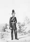 Обер-офицер Башкирских кантонов. 1845—1855 гг.
