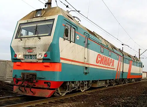 2ЭС6-005 в классической бирюзовой окраске