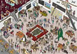 Пример картинки из виммельбуха