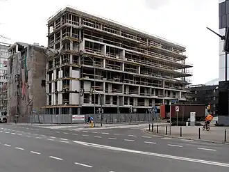 Здание на стадии разработки, апрель 2021 года